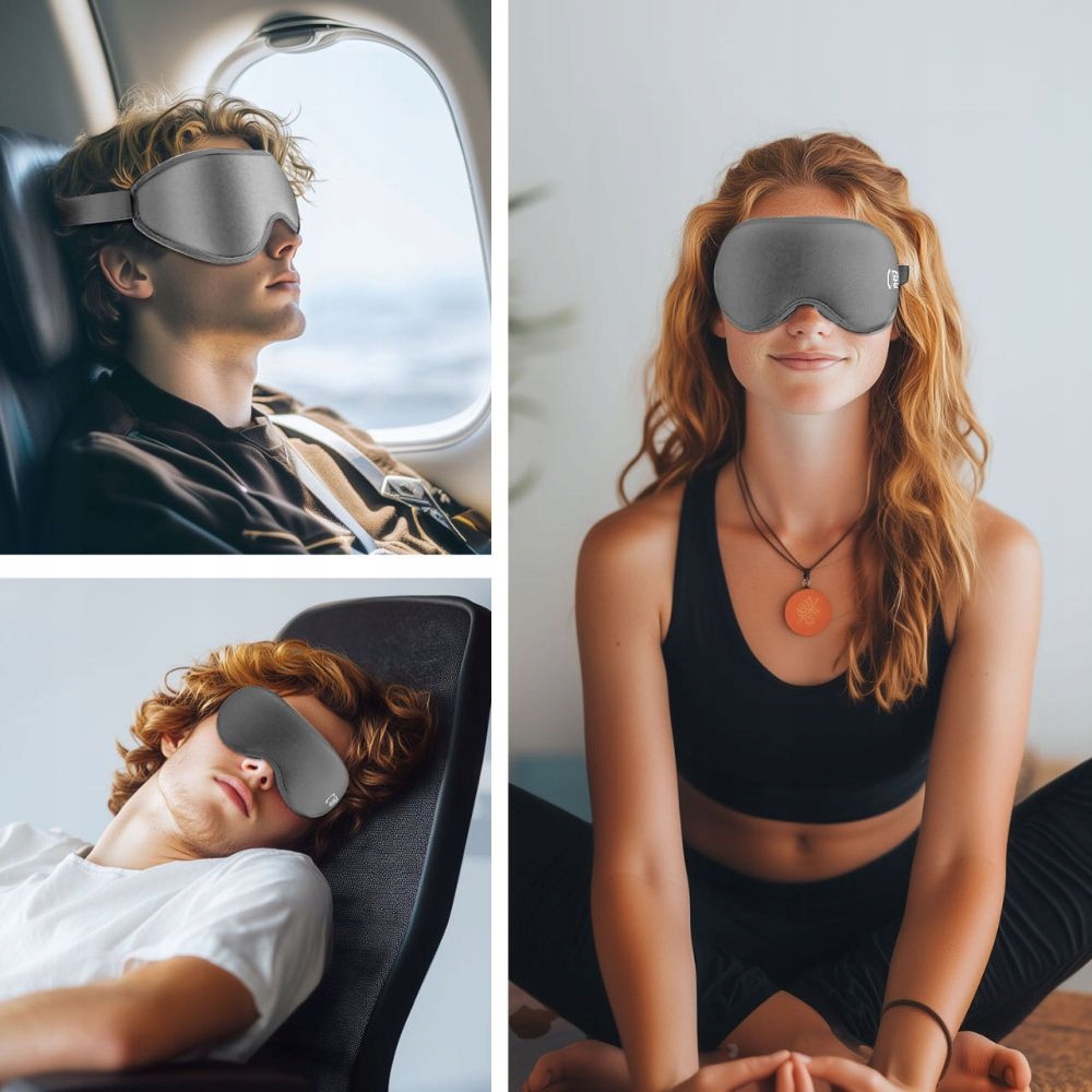 TECHPROTECTEYESHADESLEEPMASKGREYWagaproduktuzopakowaniemjednostkowym01kg belsilt