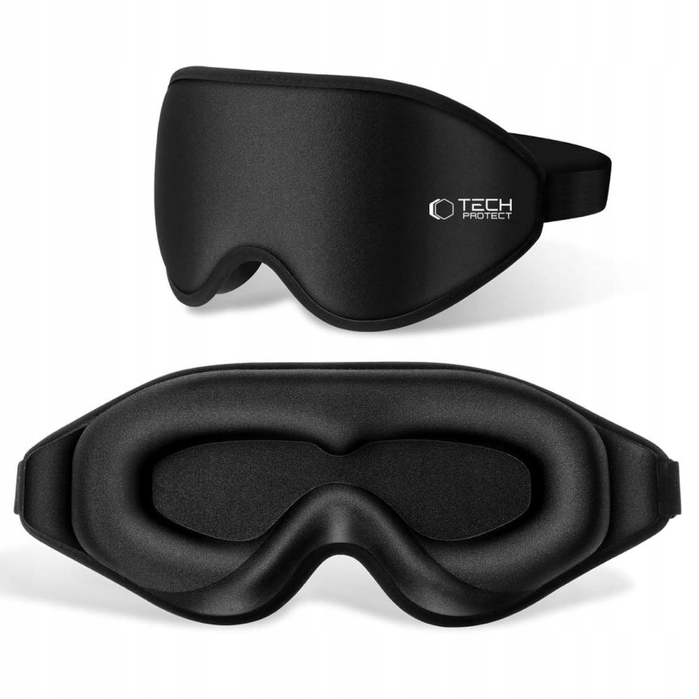 TECHPROTECTEYESHADESLEEPMASKMATTEBLACKMarkaTechprotect belsilt
