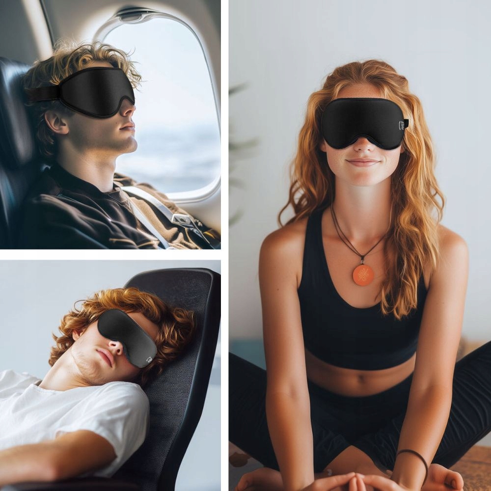 TECHPROTECTEYESHADESLEEPMASKMATTEBLACKWagaproduktuzopakowaniemjednostkowym01kg belsilt
