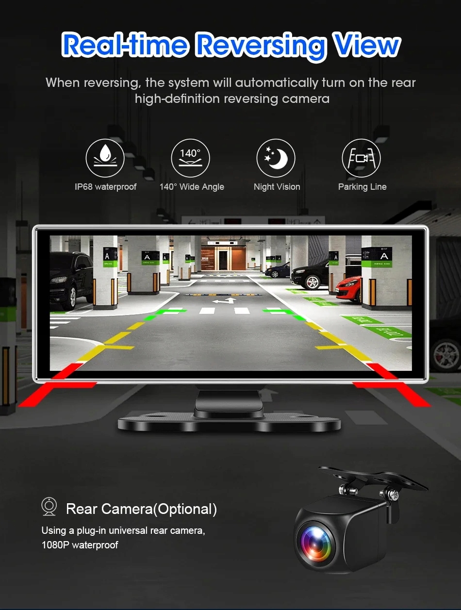 Uniwersalnyekran1126MultimedialneradiosamochodoweCarplayAndroidAutoKomunikacjaAirPlayBluetoothGPS belsilt