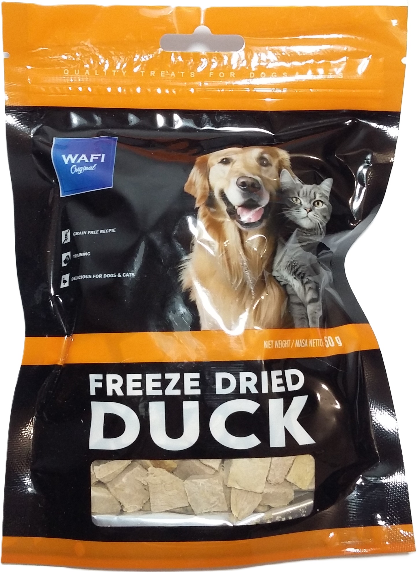 WAFI Freeze Dried liofilizuoti antienos skanėstai katėms ir šunims, 50 g