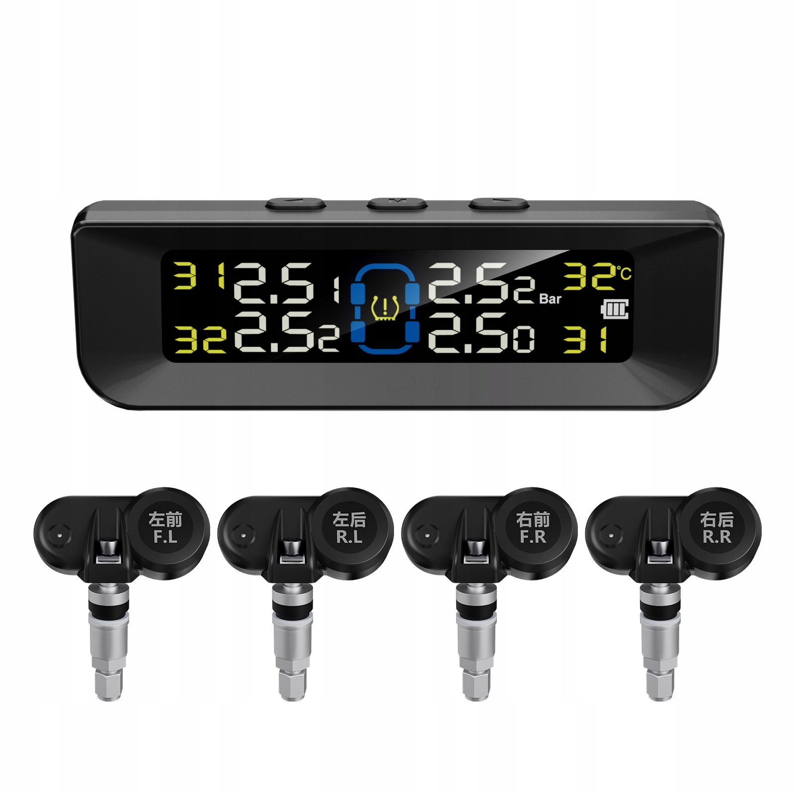 ZESTAWTPMS4XCZUJNIKICISNIENIAZEWNETRZNYWKOLACHSOLARLCD60BAR belsilt