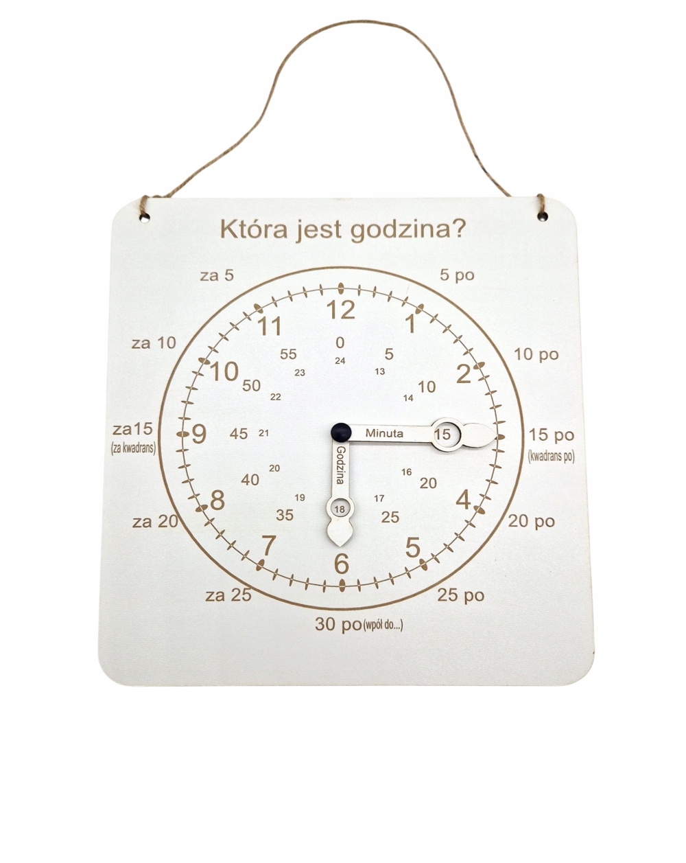 ZegaredukacyjnyktorajestgodzinaMAXIdonaukidladzieckaKodproducenta205 belsilt