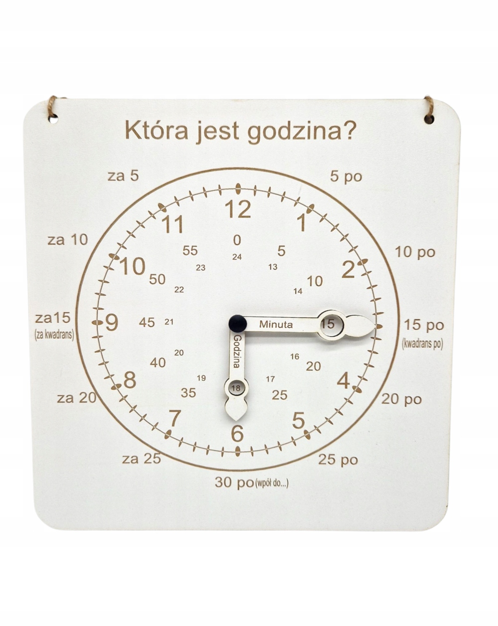 ZegaredukacyjnyktorajestgodzinaMAXIdonaukidladziecka belsilt