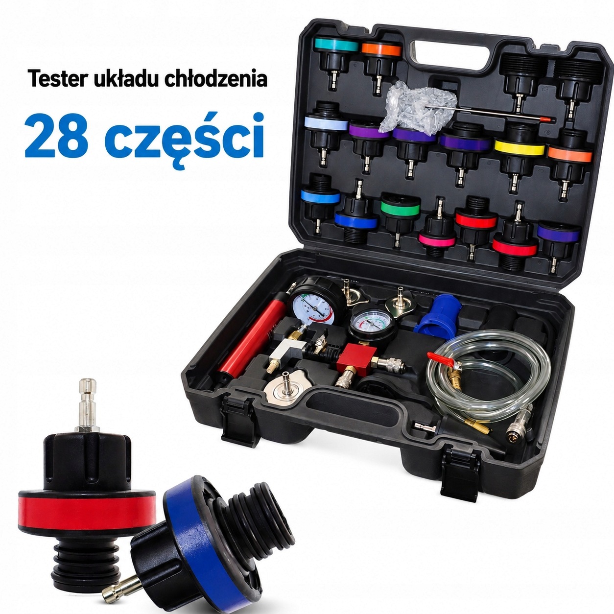 ZestawdiagnostycznyukladuchlodzeniaBITUXX28elementowtestszczelnosciMarkaBituxx belsilt