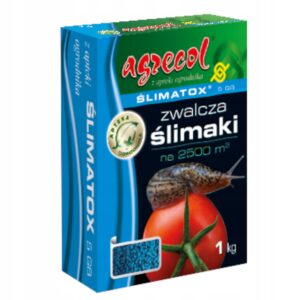 Agrecol Ślimatox 5 GB granulės nuo šliužų ir sraigių 1 kg  lysvių apsaugai