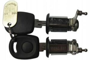 AIC 53347 Škoda Felicia durų spynų komplektas su raktu