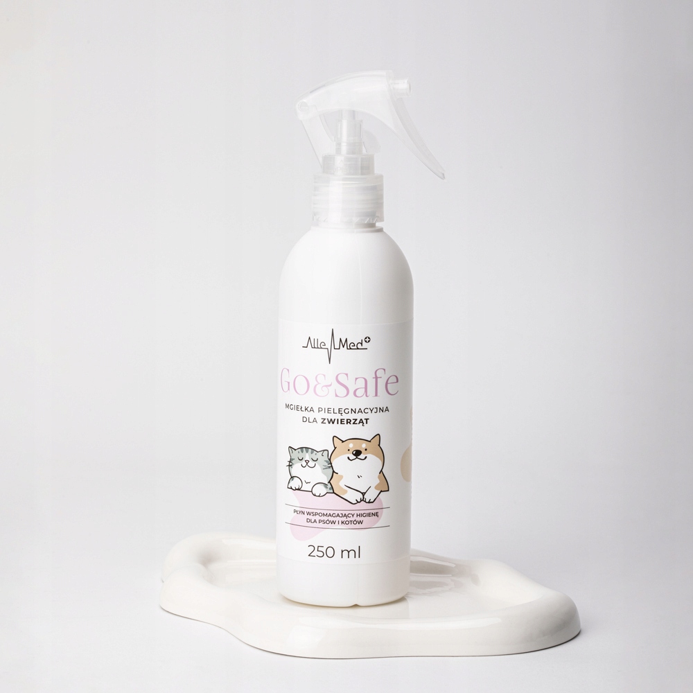 AlleMed GoSafe purškiama priemonė nuo erkių augintiniams 250 ml belsilt AlleMed GoSafe purškiama priemonė nuo erkių augintiniams 250 ml