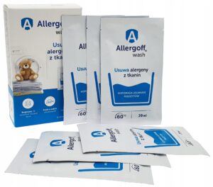 Allergoff Wash skalbimo koncentratas dulkių erkučių alergenams 6 × 20 ml
