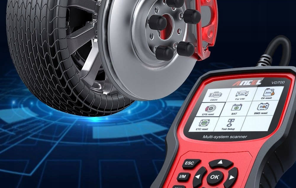 Ancel VD700 automobilinis Skeneris Diagnostinis OBD2 8 Funkcji Serviso belsilt Ancel VD700 automobilinis Skeneris Diagnostinis OBD2 8 Funkcji Serviso