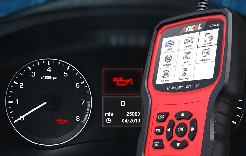 Ancel VD700 automobilinis Skeneris Diagnostinis OBD2 8 Funkcji Serviso belsilt Ancel VD700 automobilinis Skeneris Diagnostinis OBD2 8 Funkcji Serviso