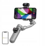 Aochuan Smart X Pro 3 ašių telefono stabilizatorius su AI veido sekimu pilkas