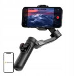 Aochuan Smart X Pro 3 ašių telefono stabilizatorius su OLED ekranu juodas