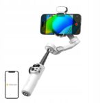 Aochuan Smart X2 3 ašių telefono stabilizatorius su RGB baltas