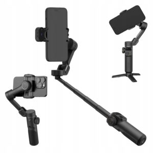 Aochuan X2 rankinis telefono stabilizatorius, juodas