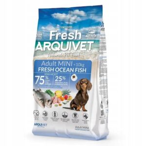 Arquivet Fresh Adult Mini pusiau drėgnas maistas mažų veislių šunims su vandenyno žuvimi, 2,5 kg