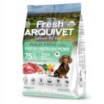 Arquivet Fresh Mini pusiau minkštas maistas mažų veislių šunims su kiauliena ir žuvimi, 1 kg