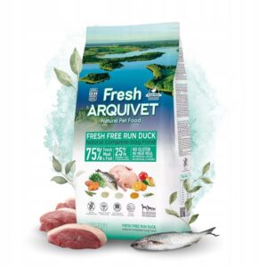Arquivet Fresh pusiau drėgnas maistas šunims su antiena ir vandenyno žuvimi, 10 kg