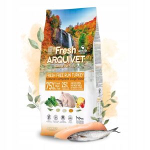 Arquivet Fresh pusiau drėgnas maistas šunims su kalakutiena ir vandenyno žuvimi, 10 kg