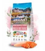 Arquivet Fresh pusiau drėgnas maistas šunims su lašiša ir kalakutiena, 10 kg