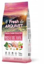 Arquivet Fresh pusiau minkštas maistas šunims, 75 % šviežios mėsos, 2,5 kg
