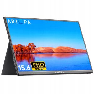 Arzopa A1 Gamut nešiojamas monitorius 15.6'' 1080p su 2X USB-C HDMI