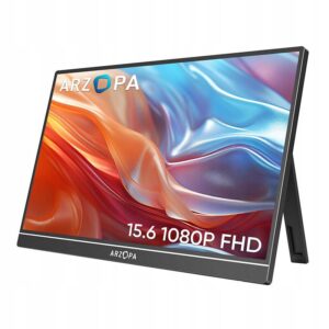 Arzopa A1 nešiojamas monitorius Papildomas ekranas 15,6'' IPS USB-C Hdr stovelis