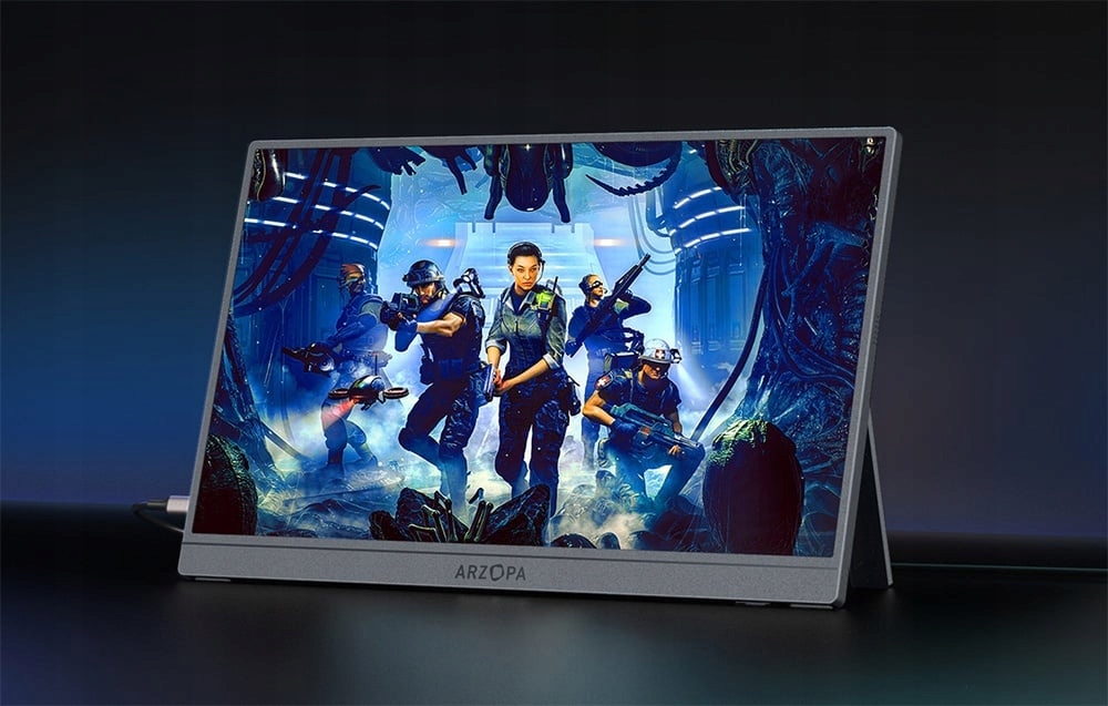 Arzopa Z1FC nešiojamas monitorius 144Hz 161 cala Sidabriškai pilkas belsilt Arzopa Z1FC nešiojamas monitorius 144Hz 161 cala Sidabriškai pilkas