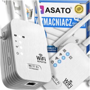 ASATO WiFi signalo stiprintuvas 300 Mbps 2,4 GHz namams ir biurui