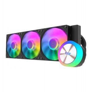 Aušinimas Vandens Aio darkFlash DG360 360mm ARGB CPU Intel Amd procesoriaus