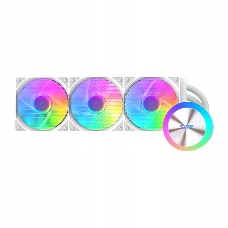Aušinimas Vandens darkFlash DG360 360mm balti ARGB PWM 320 W Intel Amd ProXL belsilt Aušinimas Vandens darkFlash DG360 360mm balti ARGB PWM 320 W Intel Amd ProXL