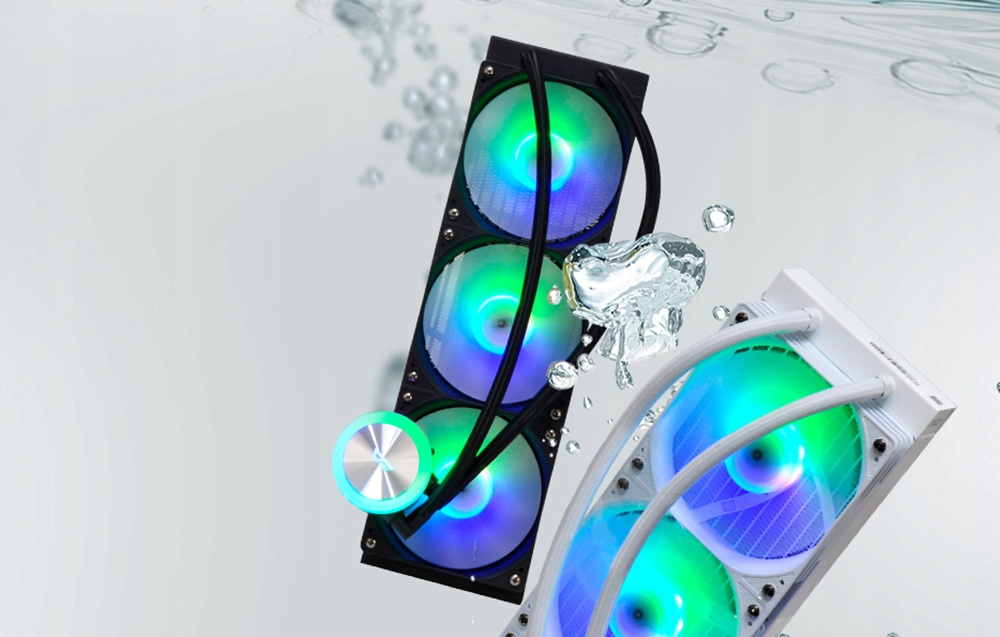 Aušinimas Vandens darkFlash DG360 360mm balti ARGB PWM 320 W Intel Amd ProXL belsilt Aušinimas Vandens darkFlash DG360 360mm balti ARGB PWM 320 W Intel Amd ProXL