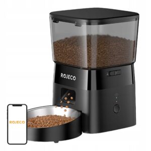 Automatinis išmanusis dozatorius pašaro ROJECO 2l Pet Feeder Wi-Fi Version