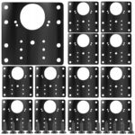 Baldinių vyrių remonto plokštelių rinkinys 12 vnt 90 × 90 mm