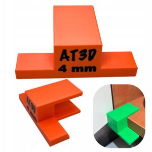 Baldų fasadų montavimo šablonas 18 mm plokštėms, 4 mm tarpas