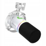 Baltas Dinaminis mikrofonas skirta kompiuteriui Maono PD200X USB Xlr