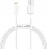 Baseus CALYS A02 USB ALightning kabelis 1 m baltas