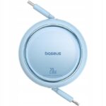 Baseus Free2Pull ištraukiamas USB CLightning kabelis 20 W 1 m mėlynas