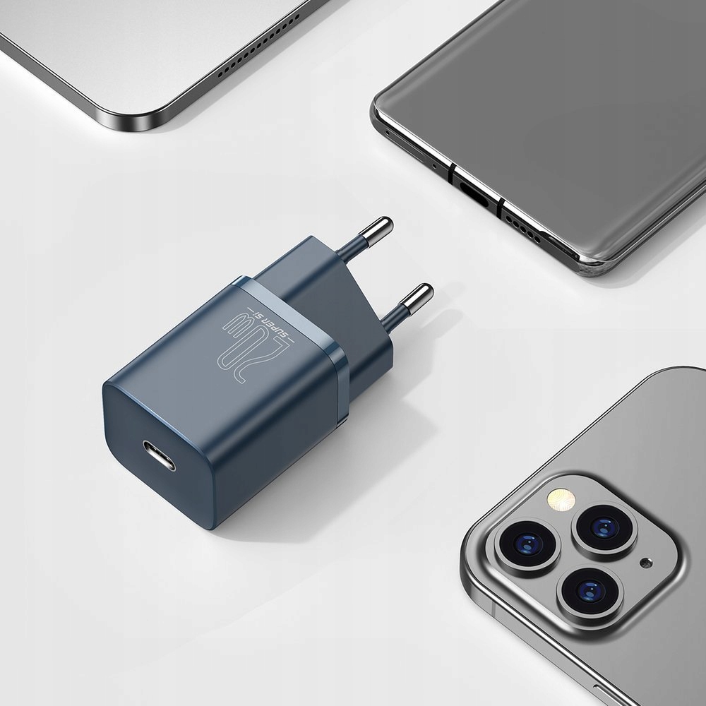 Baseus greita tinklo įkroviklis USB C 20 W tvirtas maitinimo šaltinis Kubelis + kabelis IP belsilt Baseus greita tinklo įkroviklis USB C 20 W tvirtas maitinimo šaltinis Kubelis + kabelis IP