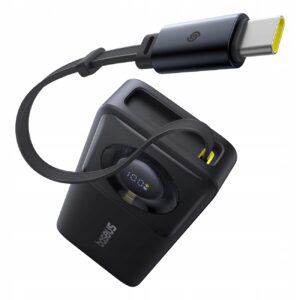 Baseus greitas Išorinė baterija 10000mAh 30 W tvirtas išorinė baterija su kabeliu USB C