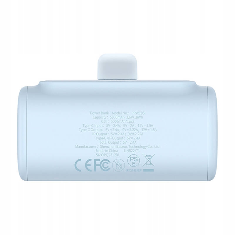 Baseus greitas išorinė baterija 5000mAh 20 W Išorinė baterija Lightning USBC+ USBC kabelis belsilt Baseus greitas išorinė baterija 5000mAh 20 W Išorinė baterija Lightning USB C+ USB C kabelis