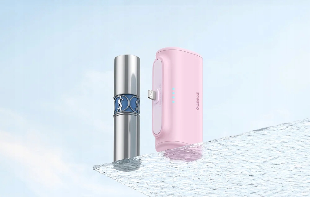 Baseus greitas išorinė baterija 5000mAh 20 W Išorinė baterija Lightning USBC+ USBC kabelis Rožinis belsilt Baseus greitas išorinė baterija 5000mAh 20 W Išorinė baterija Lightning USB C+ USB C kabelis Rožinis