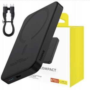 Baseus greitas Išorinė baterija 5000MAH USBC PD 20 W MagSafe įkrovimas Indukcinis belsilt Baseus greitas Išorinė baterija 5000MAH USB C PD 20 W MagSafe įkrovimas Indukcinis