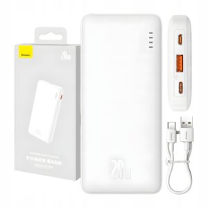 Baseus išorinė baterija su Greitu 10000mAh 20 W USB C USB A su kabeliu