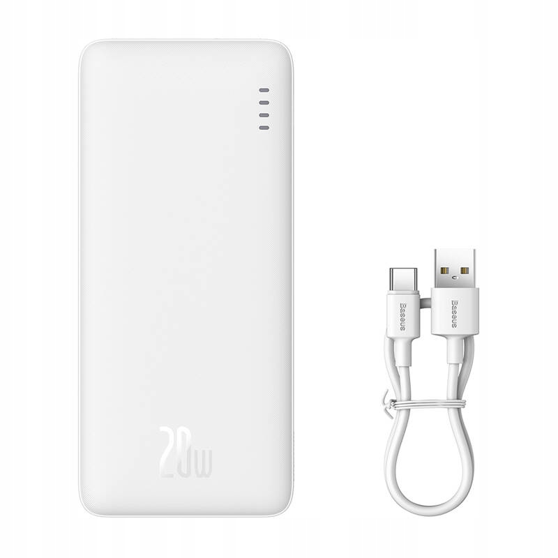 Baseus išorinė baterija su Greitu 10000mAh 20 W USBC USBA su kabeliu belsilt Baseus išorinė baterija su Greitu 10000mAh 20 W USB C USB A su kabeliu