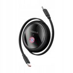 Baseus ištraukiamas USB CUSB C kabelis 100 W 1 m juodas