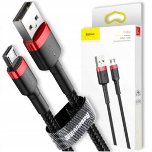 Baseus pintas USBAMicro USB kabelis 15 A 2 m belsilt Baseus pintas USB AMicro USB kabelis 15 A 2 m