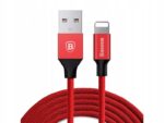 Baseus USBALightning kabelis Apple įrenginiams 18 m belsilt Baseus USB ALightning kabelis Apple įrenginiams 18 m