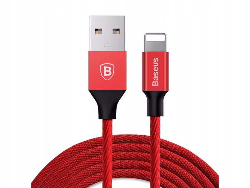 Baseus USBALightning kabelis Apple įrenginiams 18 m belsilt Baseus USB ALightning kabelis Apple įrenginiams 18 m