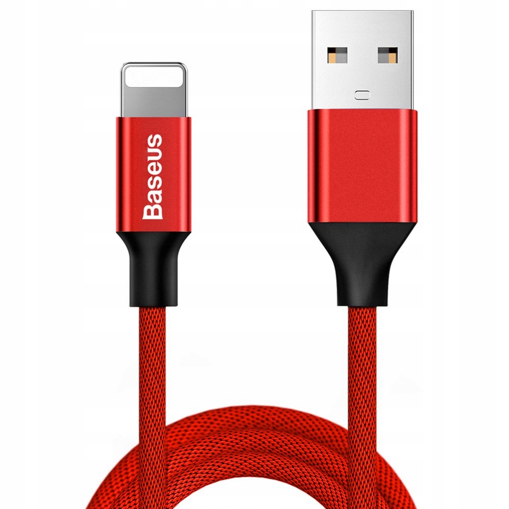 Baseus USBALightning kabelis Apple įrenginiams 18 m belsilt Baseus USB ALightning kabelis Apple įrenginiams 18 m